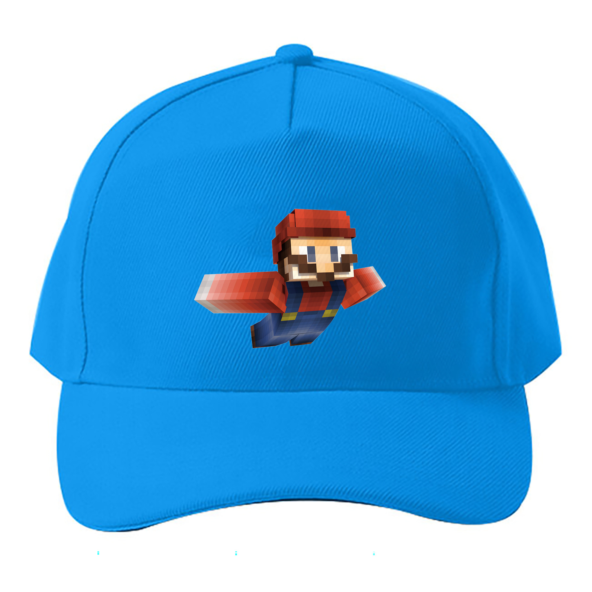 （画像用） マインクラフト ブロックの世界 Minecraft MC Block world ベースボールキャップ 綿100％ 男女兼用 帽子 スポーツ